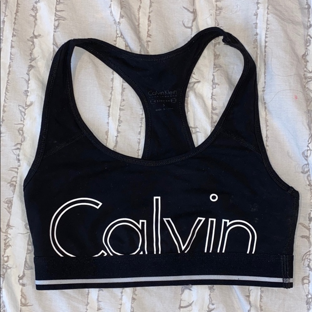 Calvin Klein sports bra!
